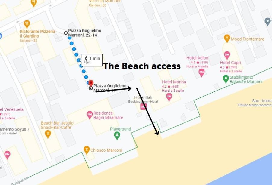 Comodo Loft Centro A Jesolo Lido - A 1 Minuto!!! Сasa de vacaciones Lido di Jesolo